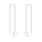 Celestial Star Threader Earrings | Long Dangle Tarnish-Free Stainless Steel