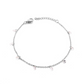 Dainty CZ Station Bracelet | Tarnish-Free 18K Gold Plated Layering Chain