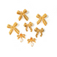Sculptural Statement Bow Earrings | 18K Gold Plated Tarnish-Free Studs